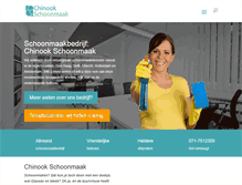 Tablet Screenshot of chinookschoonmaak.nl